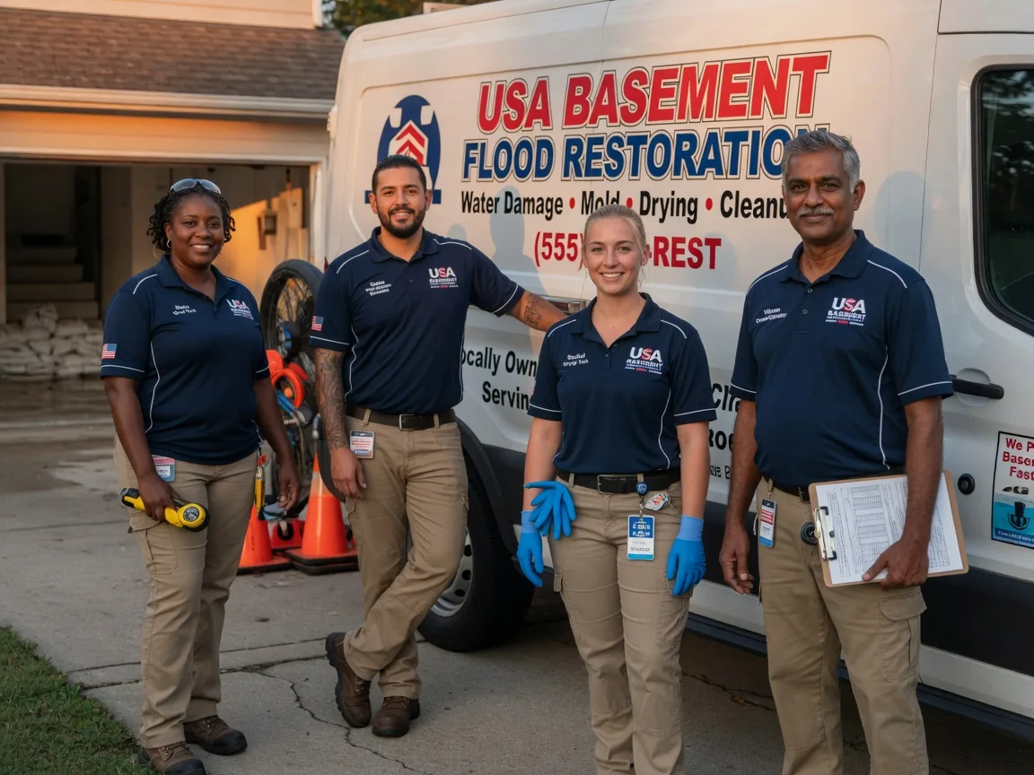 Basement Flood Cleanup company in Rosepine, LA